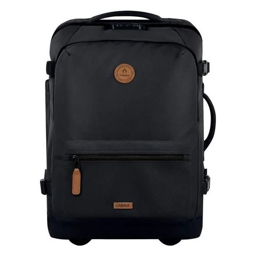 CABAIA Valise noir pour femme et homme - Soft Suitcase Essentials Trolley S Berlin 310704