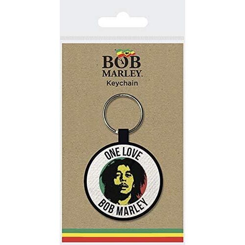 KAL-Bob Marley (One Love) Porte-Clés Tissés, Multi, Taille Unique Mixte