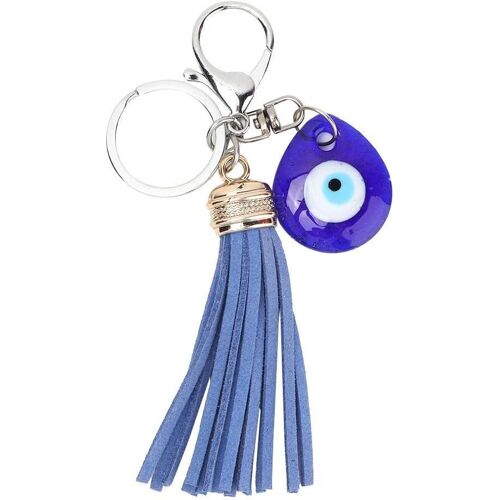 KAL-Turc Bleu Mauvais Oeil Porte-Clés Décoration De La Maison Amulettes Unique Porte-Clés Chanceux Porte-Clés Pendentif Bénédiction