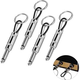 Kal-4pcs Porte-Clés Mural,M-Arshall Porte-Clés Mural Jack Rack 2.0 Jcm800 Guitare Keychain,Porte-Clés De D'ampli Guitare Pour Diverses Clés, Pendentif, Support De Guitare