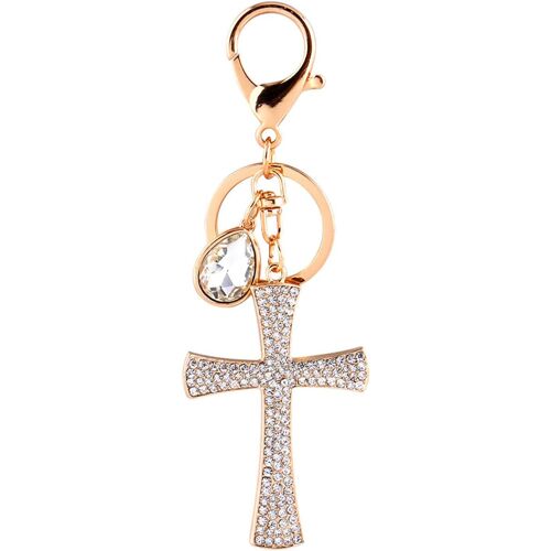 KAL-Porte-Clés, Croix Porte-Clés Cristal Talon Haut Chaussure Pendentif Porte-Clés Pour Femmes Dames Filles Téléphone Sac À Main Sac Décoration Cadeauhomme