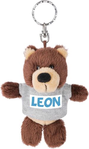 Kal-44680 Porte-Clés Ours Avec T-Shirt Leon 10 Cm