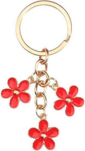 KAL-Porte-Clés En Métal Avec Breloques Papillon Et Fleur Pour Clés De Voiture, Portefeuille, Sac À Dos, Joli Porte-Clés Pour Femmes Et Filles