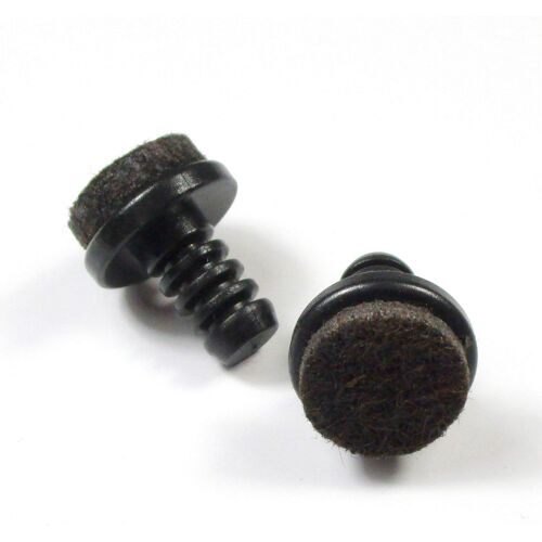16 pcs - Protection Anti-Rayure & Anti Bruit pour Meubles - Patins avec Semelle Feutre - Embout à Insérer pour Pieds de Chaise, Canapés, Tables, Tout Mobilier - Ø Int.Trou 8mm, Ø Embase 18mm