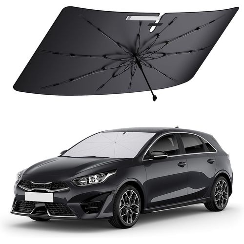 Parapluie Pare-Soleil Auto Compatible Avec Kia Ceed/Xceed/Ceed Sw/Proceed 2019-2024, Kia Ceed Parasol Pour Pare-Brise Avant, Protection Solaire, Pliable, Bloque Rayons Uv[Z579]
