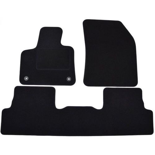 Tapis De Sol Noir Velours - J&j Automotive - Peugeot 3008 - Sur Mesure - Antidérapant - Imperméable
