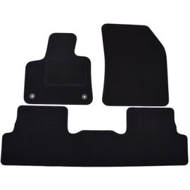 Tapis De Sol Noir Velours - J&j Automotive - Peugeot 3008 - Sur Mesure - Antidérapant - Imperméable
