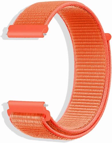 Replacement Nylon Strap For 20 Mm 18 Mm 22 Mm Adjustable Straps, Quick Release Replacement Watch Band For Women/Men ¿ Orange