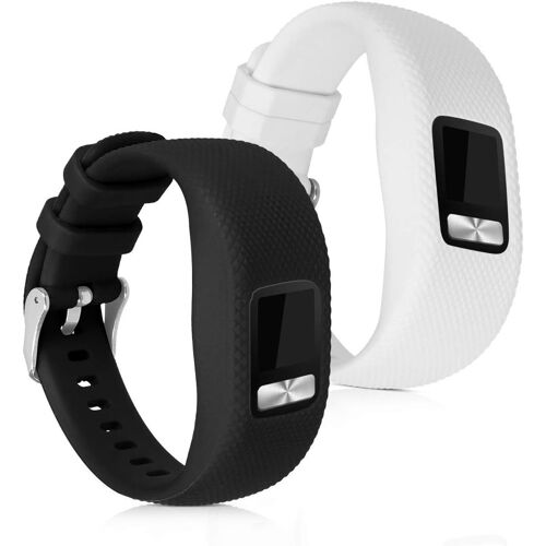 Bracelet Compatible With Garmin Vivofit 4 ¿ Set Of 2 Replacement Tpu Bands Size S For Fitness Tracker