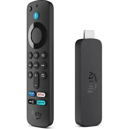 Amazon - Passerelle multimédia Fire TV Stick 4k 2024 - Multicolore