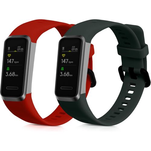 Loranka-Bracelet Compatible Avec Huawei Band 4 Bracelet - 2x Bracelet De Rechange En Silicone Pour Fitness Tracker