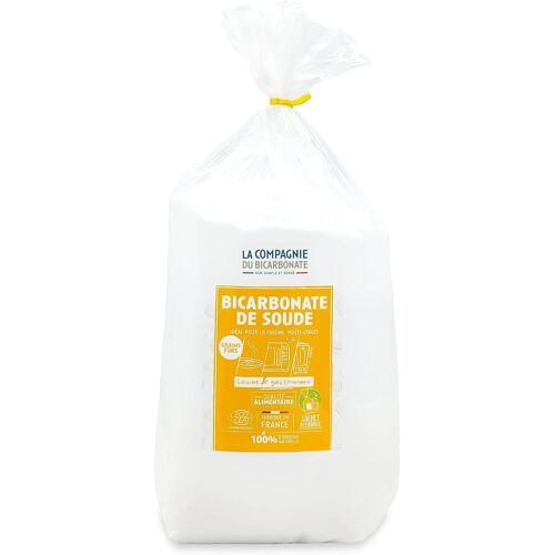 Bicarbonate de Soude Alimentaire Fin - 1,5kg Sachet - Idéal pour Nettoyage, Cuisine, Piscine Eau et Multi Usages