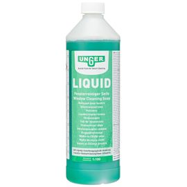 KALANKA-UNGER Nettoyant pour vitres Liquid UNGER (1 litre, concentré, rapport de mélange 1:100, pH neutre, fenêtres sans traces, bouchon de sécurité, échelle de dosage) FR100