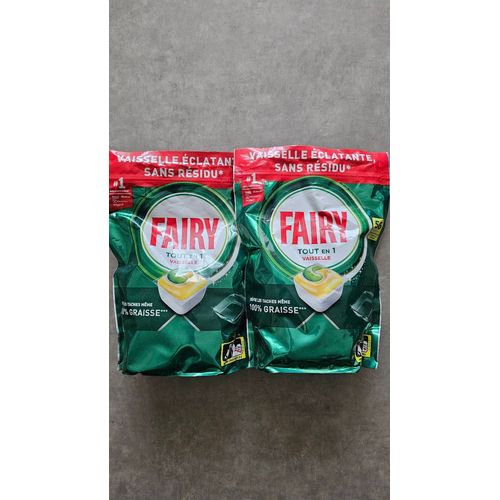 Lot de deux Fairy tablettes lave-vaisselle