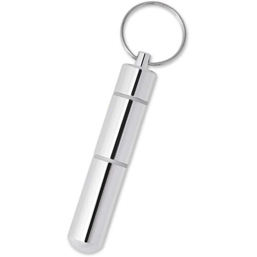KAL-Métal Porte Cure Dents Légers Pour Alliage D'Aluminium Taille Cure-Dents Box Porte-Clés ¿ Argent, Idear Cadeau Pour Noël, Anniversaire, Business