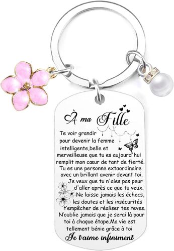 KAL-Cadeau Fille Nièce Porte Clés Cadeau Pour Ma Niece Cadeau Niece Fille Cadeau Niece Cadeau Pour Niece Cadeau Noel Niece Cadeau Anniversaire Pour Ma Niece Cadeau Niece 18 Ans