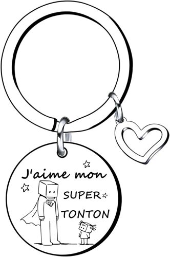 KAL-Cadeau Tonton Porte-Clés - Formidables Frères Exceptionnels - Annonce Grossesse Naissance Idée Noël Garçon