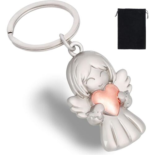 Kal-Porte-Clés Ange Gardien Étoile Pendentif Porte-Bonheur Pour Examens Ou Voiture Suspendue Pour Femmes Petite Amie Collègues Halloween Thanksgiving Cadeaux De Noël