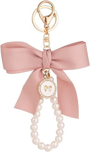 KAL-Lot De 1 Porte Clés Porte Clés Mignon Noeud Pour Femme Porte Clés Cadeau Pour Femme