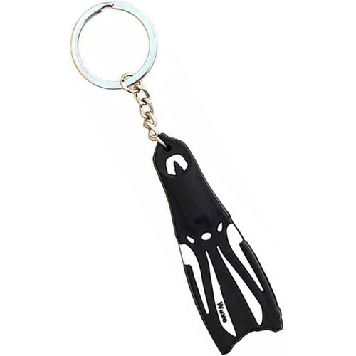 Kal-1 Porte-Clés En Silicone Avec Palmes De Plongée En Silicone - Accessoire Élégant - 13 Cm