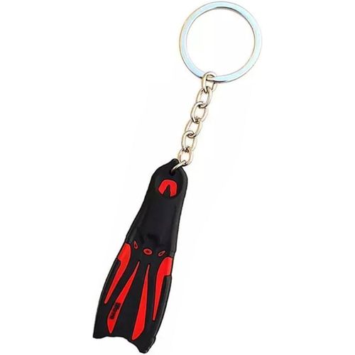 Kal-1 Porte-Clés En Silicone Avec Palmes De Plongée En Silicone - Accessoire Élégant - 13 Cm