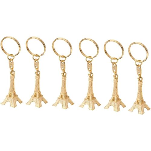 KAL-12 Pièces Sac À Main Pour Les Filles Porte-Clés Rétro Porte-Clés Paris Porte-Clés Tour Eiffel Porte-Clés Mini Tour Eiffel Statue Petit Cadeau Pendentif Modèle Sac À Main Pagode