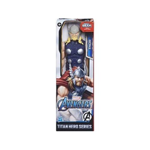 Figurine Avengers : Thor 30 Cm - Super Heros - Personnage Articulé Marvel - Jouet - Set Garçon Et 1 Carte Tigre - Nouveauté