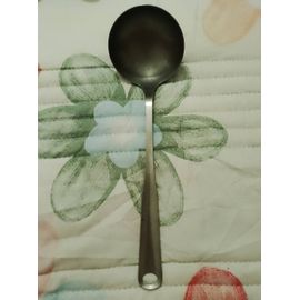 Louche Argenté En Acier Inoxydable Vintage Années 80.