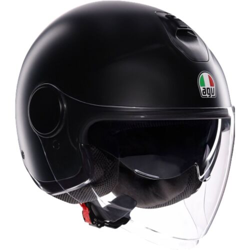 Agv Eteres Mono Casque Jet, Noir, Taille L Pour Hommes