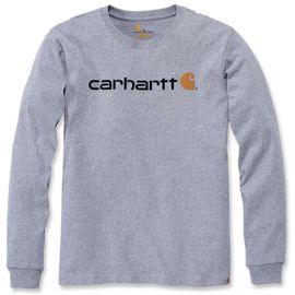Carhartt Emea Workwear Signature Graphic Core Logo Longsleeve ( Longsleeve ), Gris, Taille M Pour Hommes