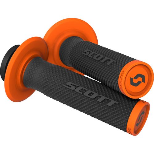 Scott Sx Ii Lock-On Poignées + Jeu De Cames, Noir-Orange