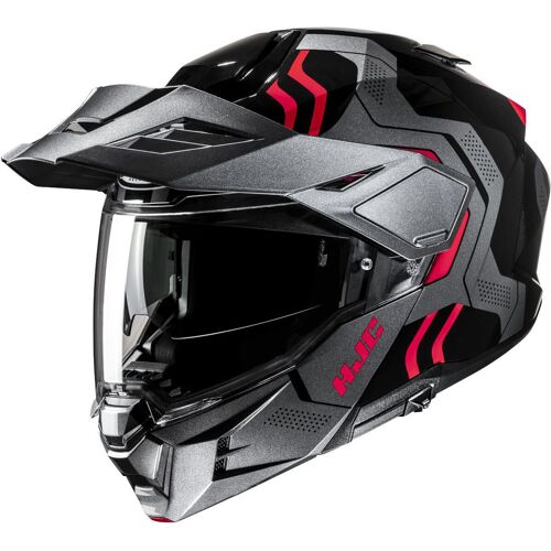 Hjc I80 Velly Casque, Noir-Rouge, Taille L Pour Hommes
