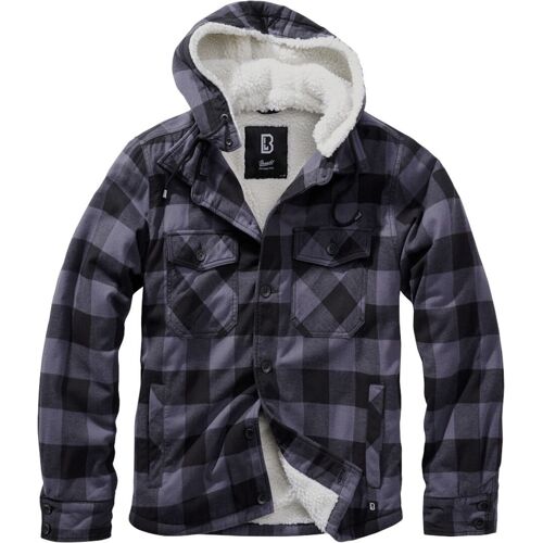 Brandit Lumber Veste, Noir-Gris, Taille M Pour Hommes
