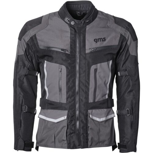 Gms Tigris Veste Textile De Moto Imperméable, Noir-Gris, Taille 5xl Pour Hommes