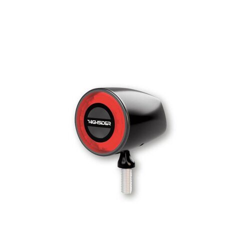 Highsider Rocket Classic Led Feu Arrière, Noir