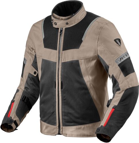 Revit Tornado 4 H2o Veste Textile De Moto Imperméable, Noir-Beige, Taille S Pour Hommes
