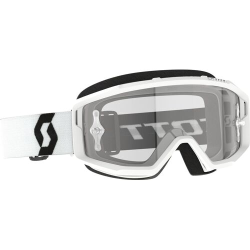 Scott Primal Clear Lunettes De Motocross, Blanc Pour Hommes