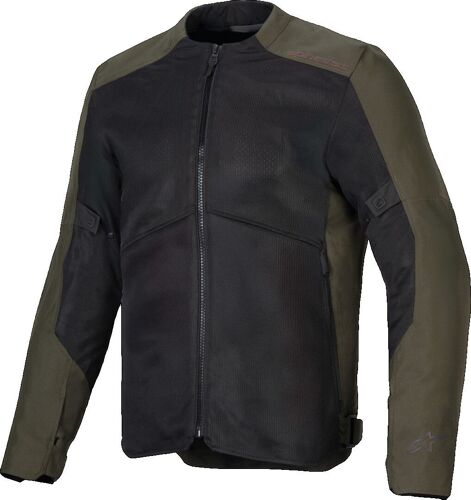 Alpinestars C-1 Air Blouson Textile De Moto, Vert-Brun, Taille 4xl Pour Hommes