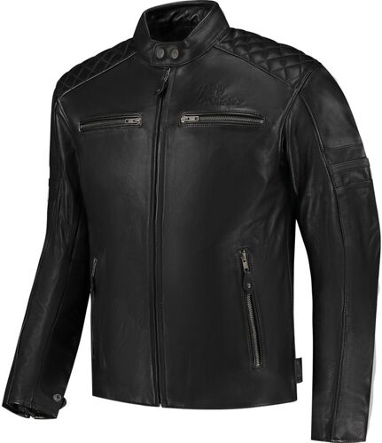 Rusty Stitches Super Jari V2 Blouson En Cuir De Moto, Noir, Taille 6xl Pour Hommes