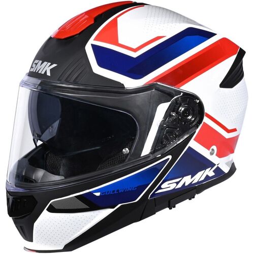 Smk Gullwing Supertour Casque, Blanc-Bleu, Taille S Pour Hommes