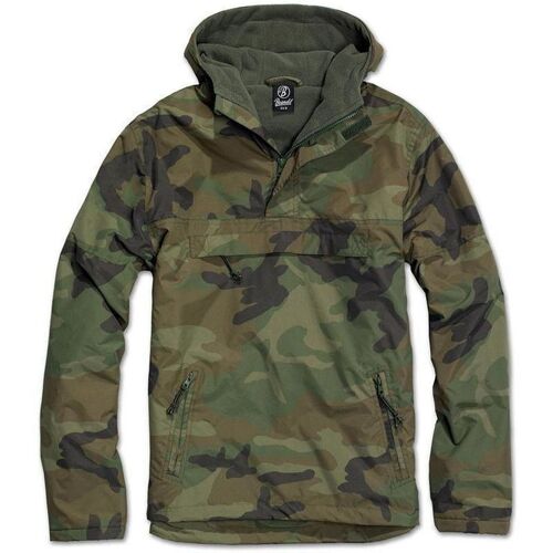 Brandit Windbreaker Veste, Vert, Taille L Pour Hommes