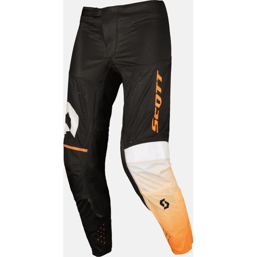 Scott Podium Pro Caviar Black Pantalons De Motocross, Noir-Orange, Taille 32 Pour Hommes