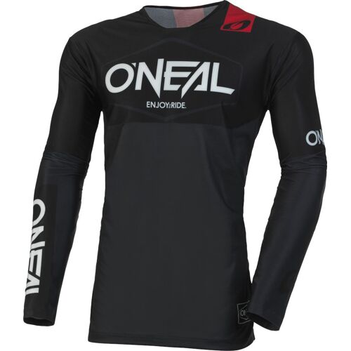 Oneal Mayhem Hexx Maillot De Motocross Pour Les Jeunes, Noir-Gris, Taille L
