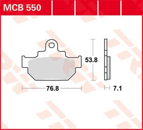 Trw Lucas Brake Pad Mcb550