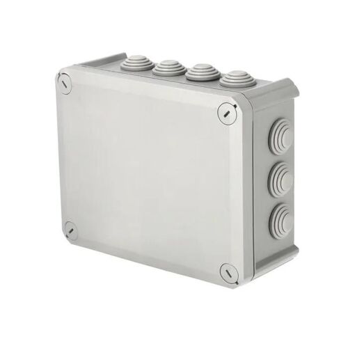 Boîtier de dérivation étanche - EDO TECHNIC - 190x150x75 mm - IP66 - Gris - Rectangulaire