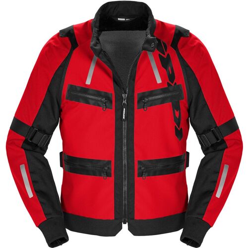 Spidi Enduro Pro Veste De Moto Textil, Noir-Rouge, Taille S Pour Hommes
