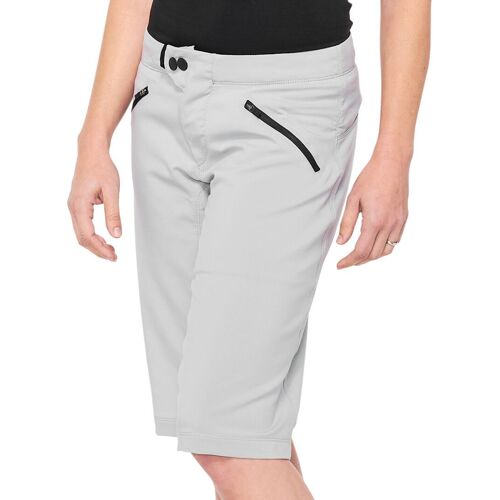 100% Ridecamp Shorts De Vélo Pour Dames, Gris, Taille S Pour Femmes