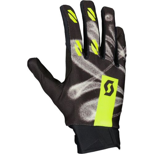 Scott Evo Dirt Gants De Motocross, Noir-Jaune, Taille L Pour Hommes