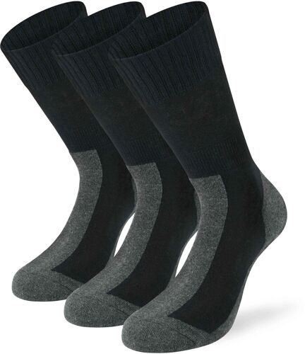 Lenz Staff Worker Allround Chaussettes - Paquet De 3, Taille 43 - 46 Pour Hommes