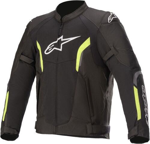 Alpinestars Ast-1 V2 Air Veste Textile Moto, Noir-Jaune, Taille S Pour Hommes